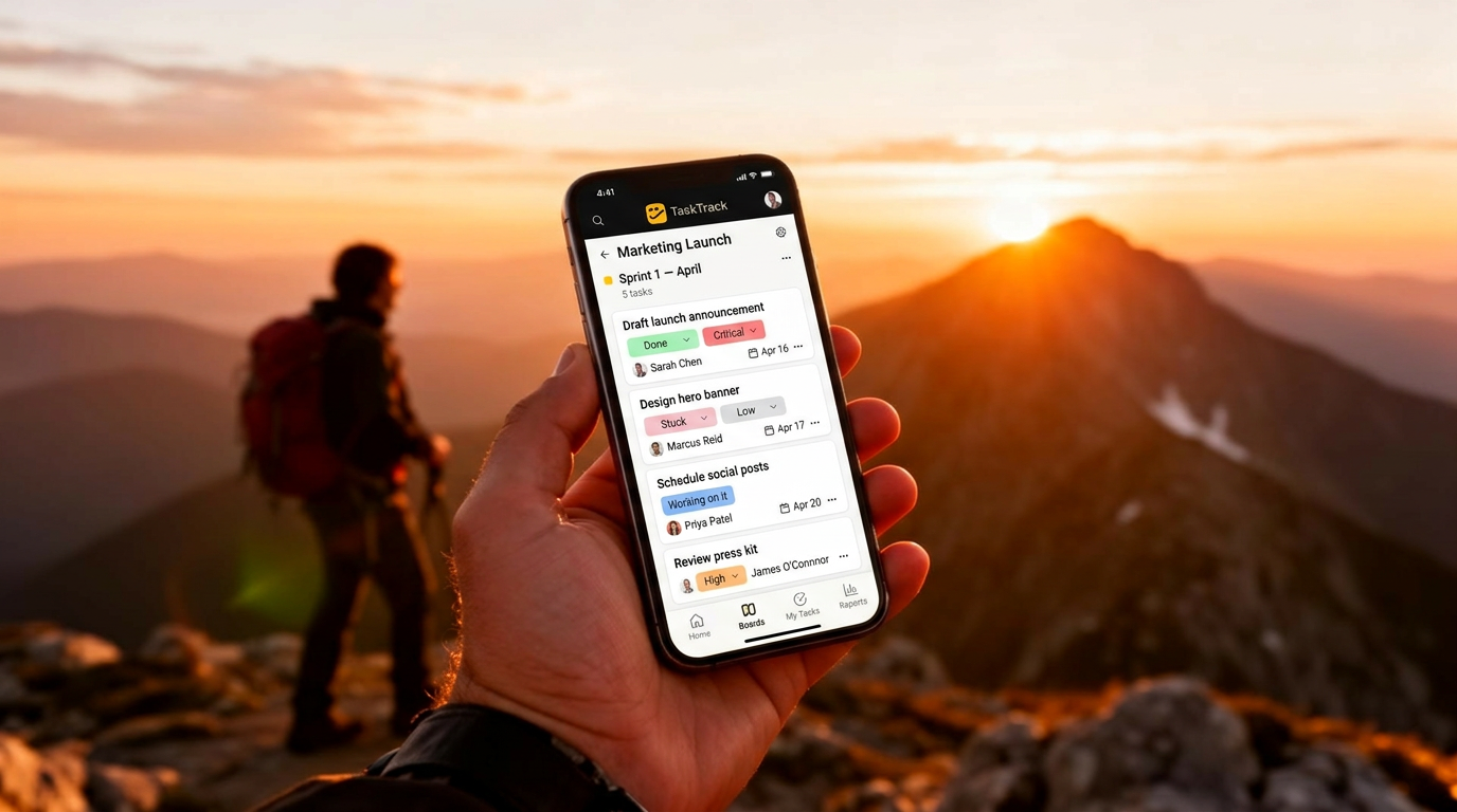 TaskTrack — Project Management & Team Collaboration